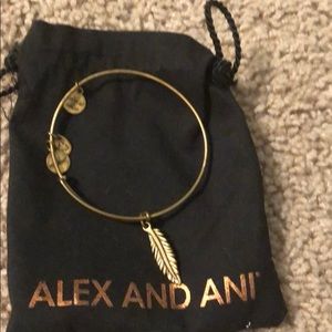 Alex and Ani feather bracelet